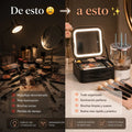 Cosmetiquera Inteligente Espejo LED  + Lavabrochas