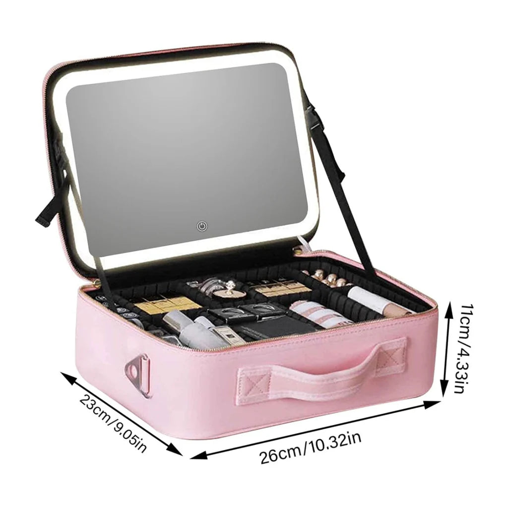 Cosmetiquera Inteligente Espejo LED  + Lavabrochas